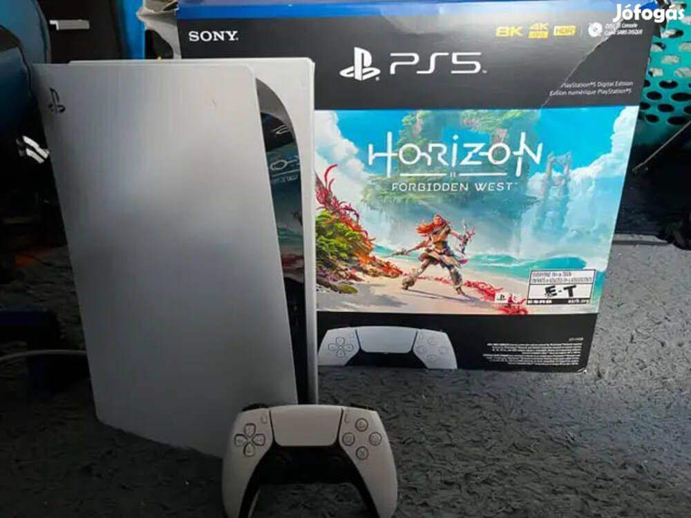 Playstation 5 (lemezes) + 1 dualsense + horizon forbidden west