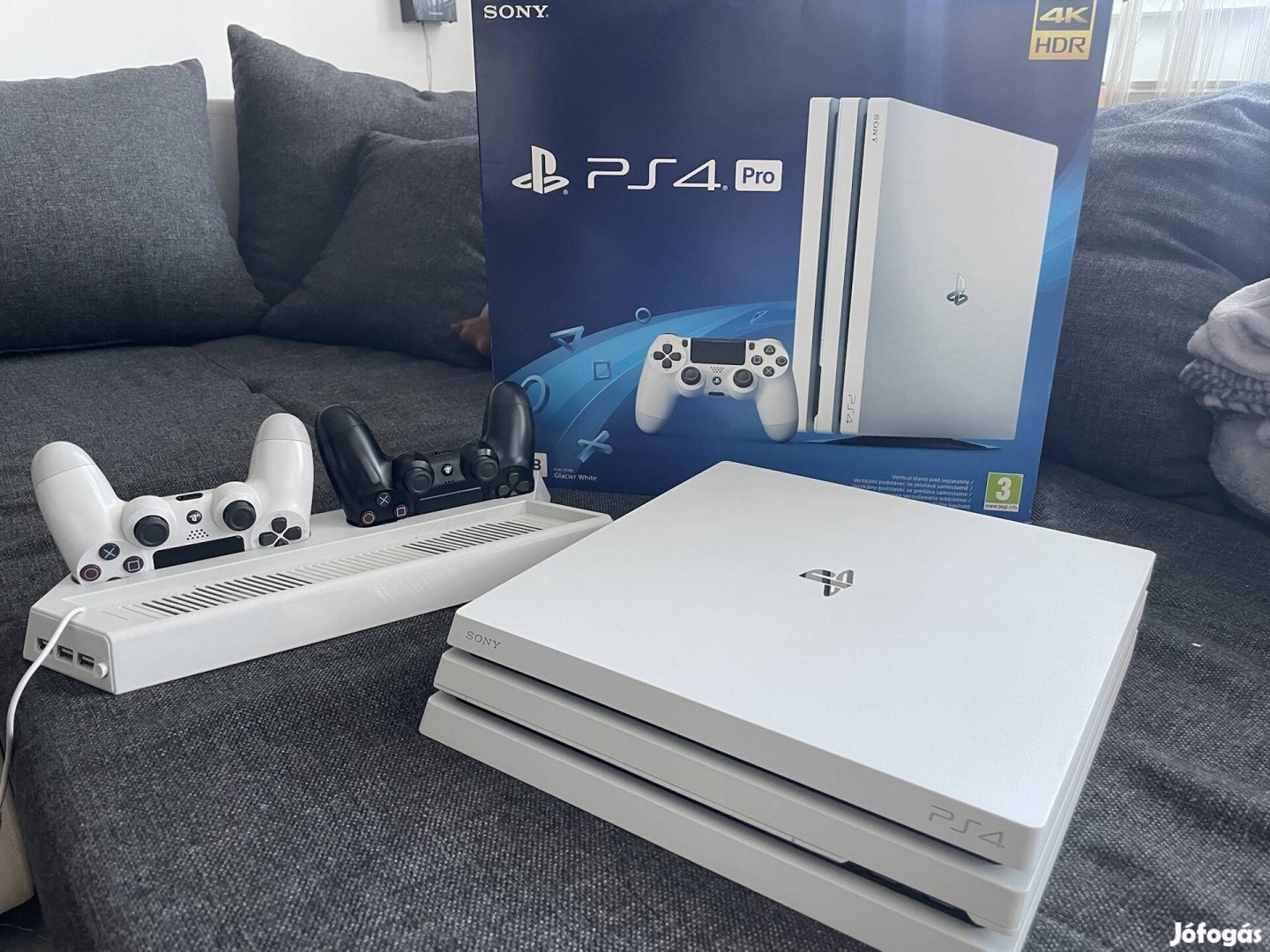 Playstation 5 pro glacier white fehér cuh7216b SSD