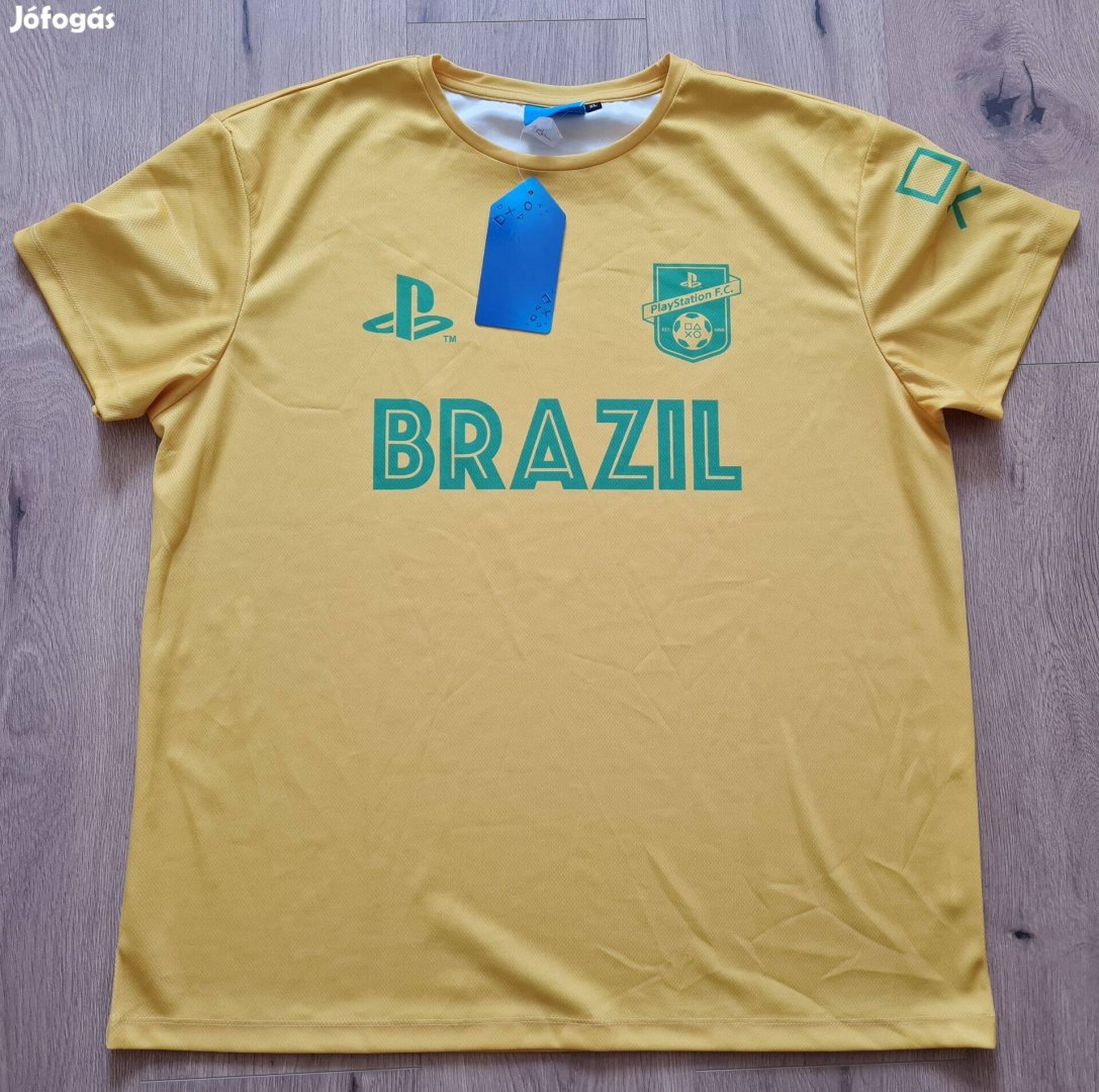 Playstation Brazil Brazília férfi focimez Új címkés XL