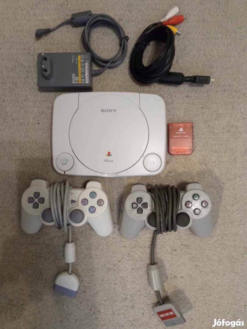 Playstation One (Slim) játékkonzol játékokkal