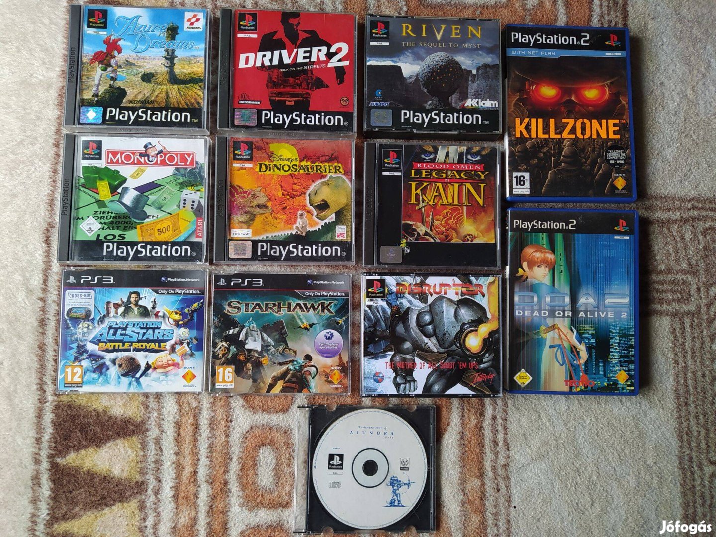 Playstation PS 1 2 3 eredeti játékok