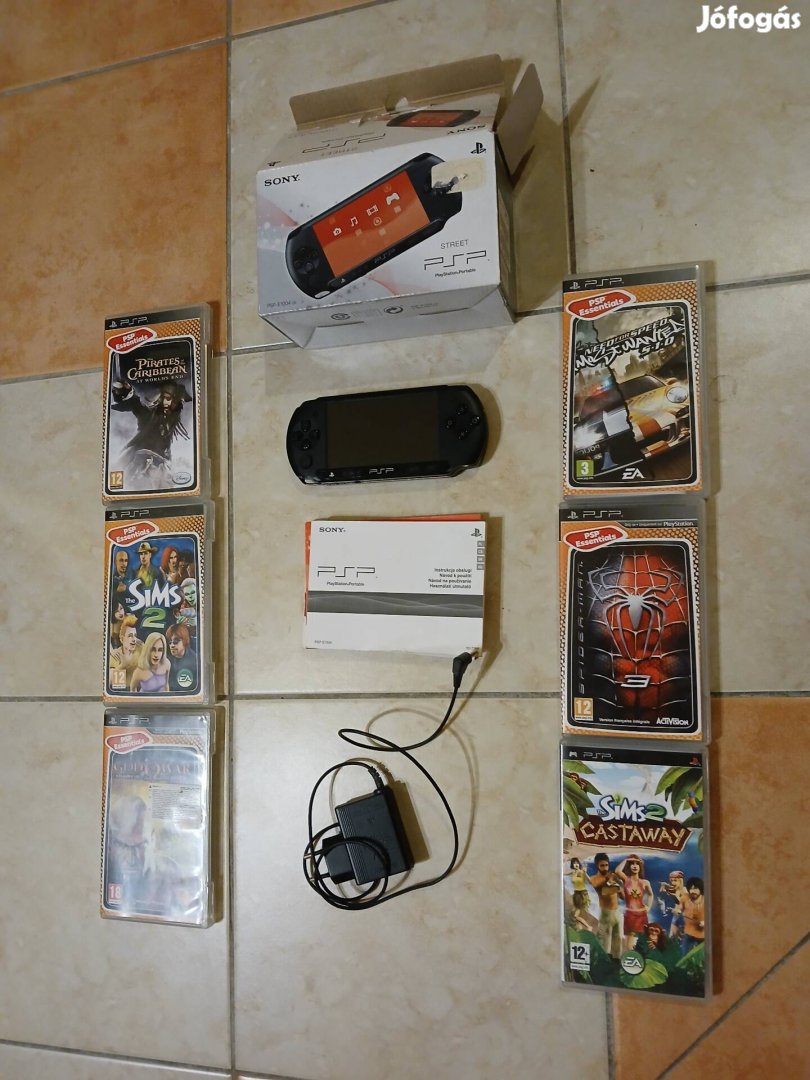 Playstation Portable 6 játékkal szállítva t