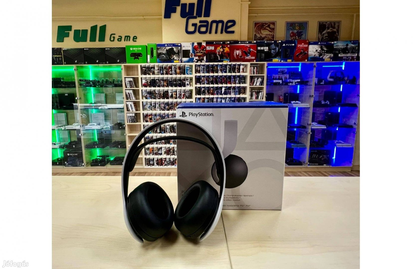 Playstation Pulse 3D PS5 vezeték nélküli fejhallgató garancia boltból