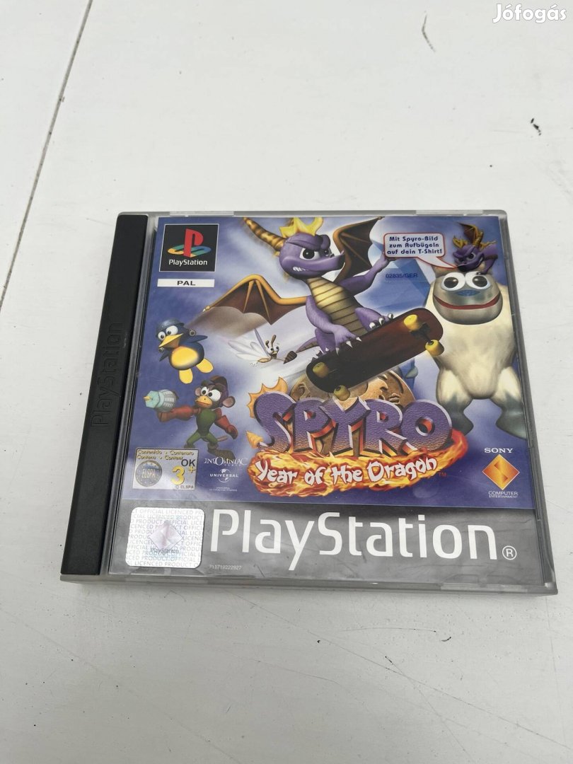 Playstation Spyro year of the dragon PS1 PS 1 játék