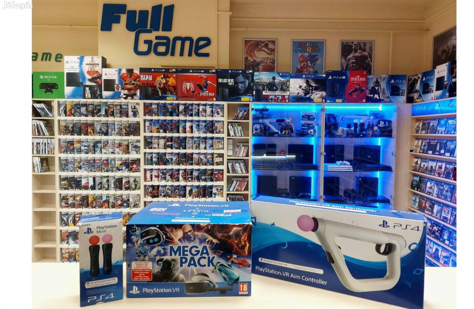Playstation VR PS VR PS4 Garanciával üzletből sok kiegészítővel