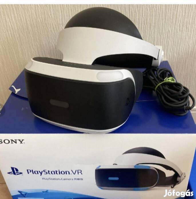 Playstation VR szemüveg VR Head Set Minden gyári tartozékkal Dobozában