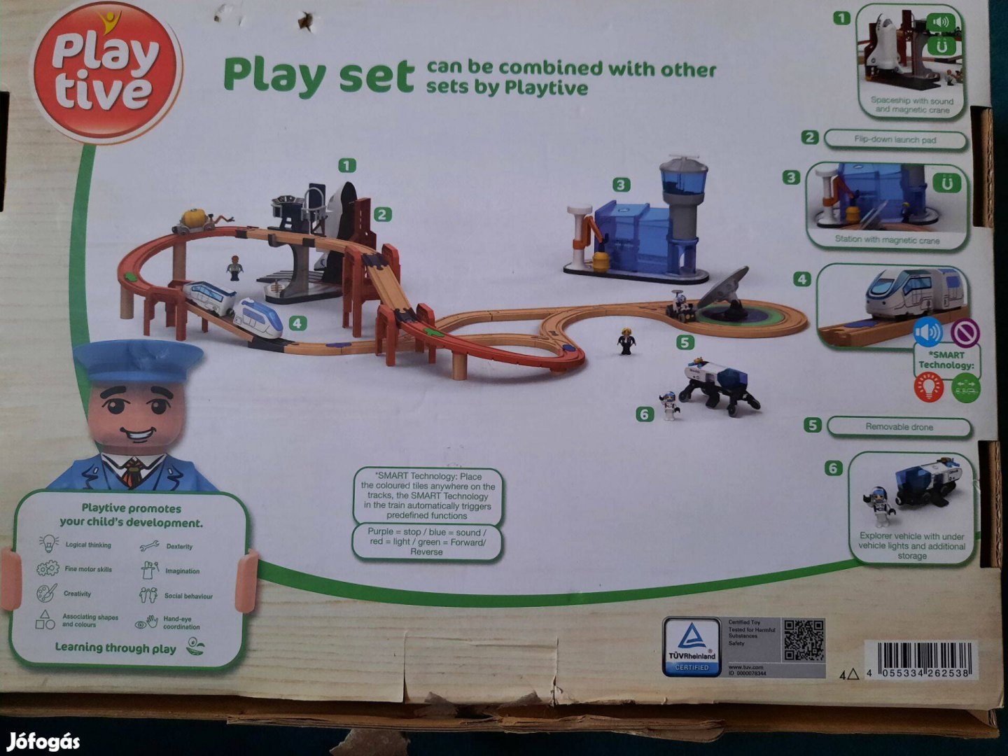 Playtive űrhajós vonatkészlet