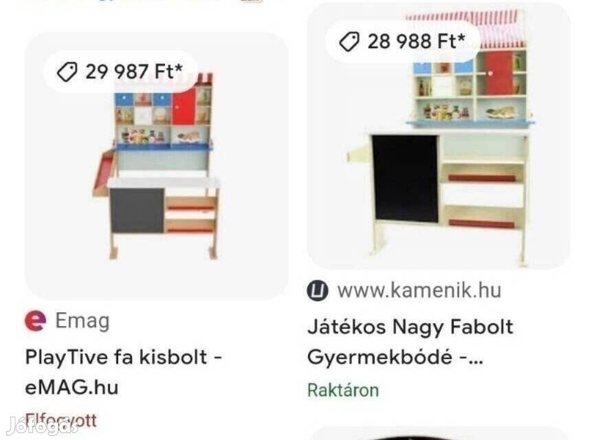 Playtive zöldséges bolt,kisbolt