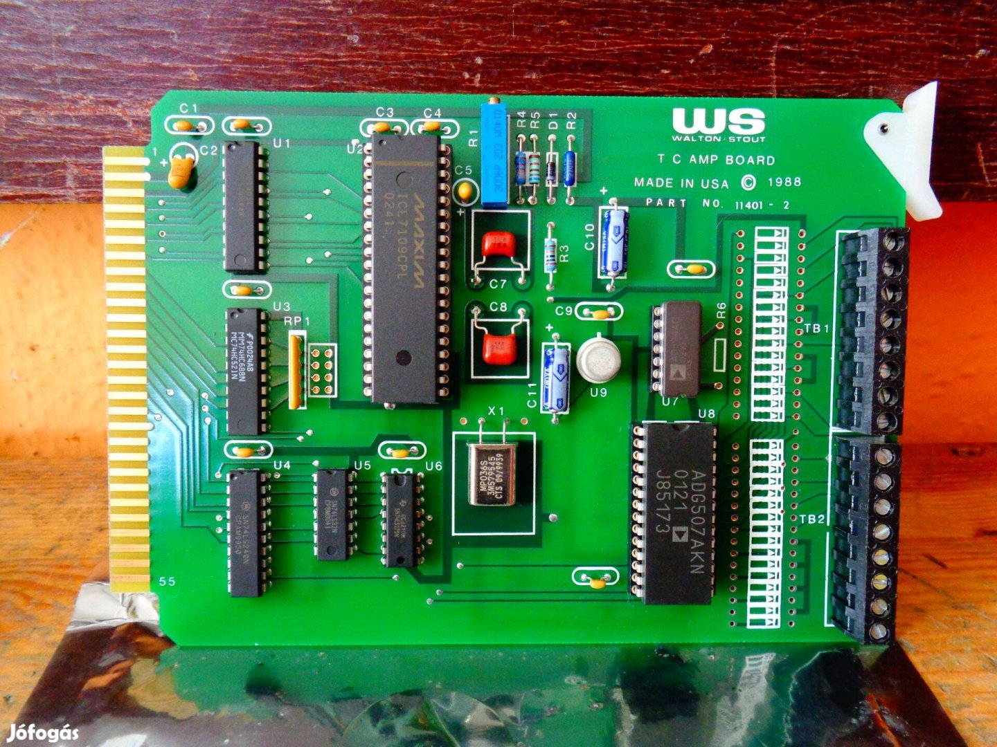 Plc modul TC card 8 channel kártya Walton Stout inc. ( 6299 )