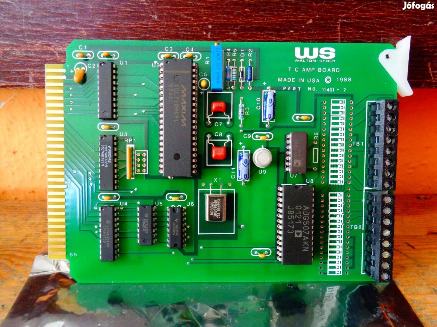 Plc modul TC card 8 channel kártya Walton Stout inc. ( 6299 )