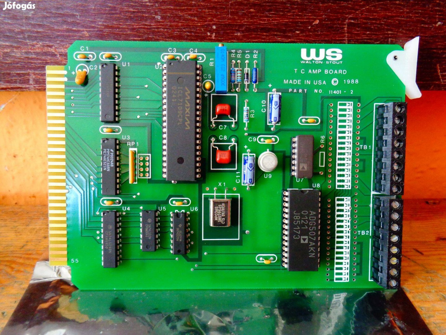 Plc modul TC card 8 channel kártya Walton Stout inc. 6299