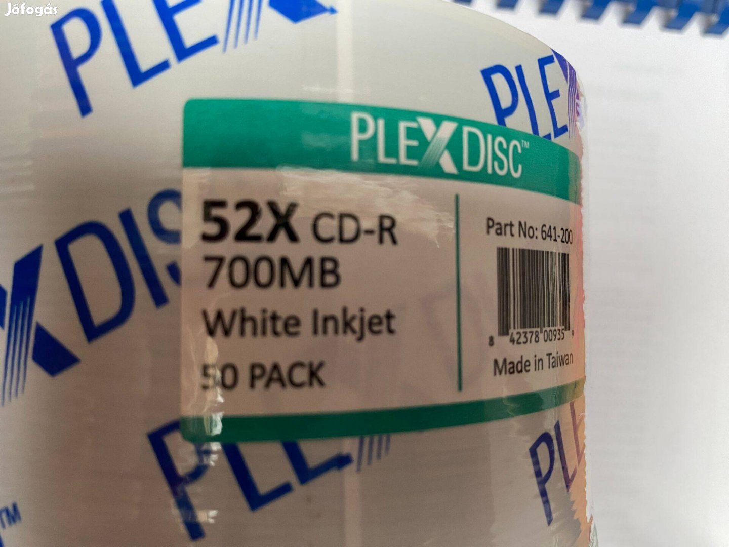 Plexdisc Cd lemez üres, Új, premium minőség,, nyomtatható, 50/cs