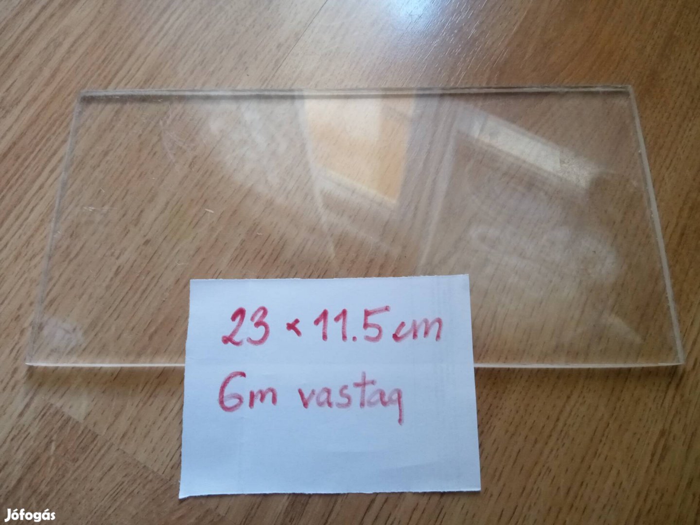 Plexi lemez 6mm vastag 