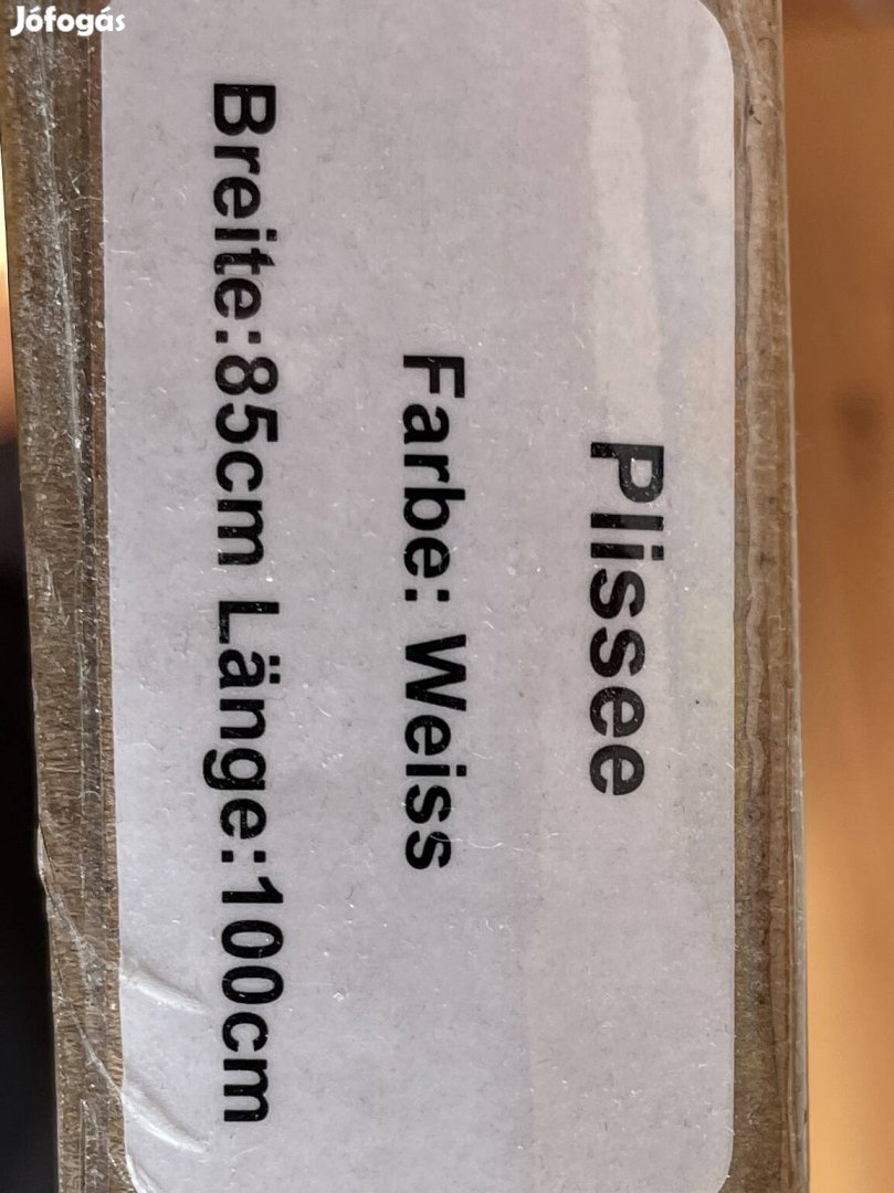 Plisze függöny feher