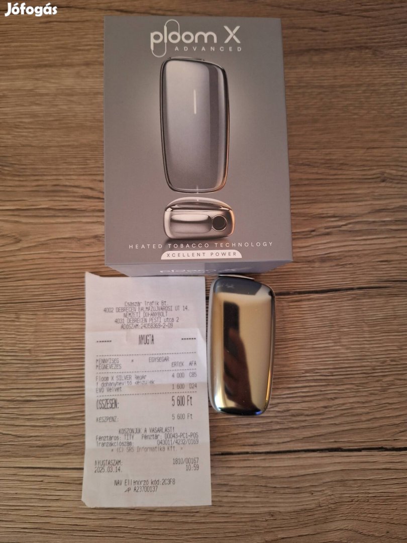 Ploom X új garanciás dohányhevítő készülék eladó!