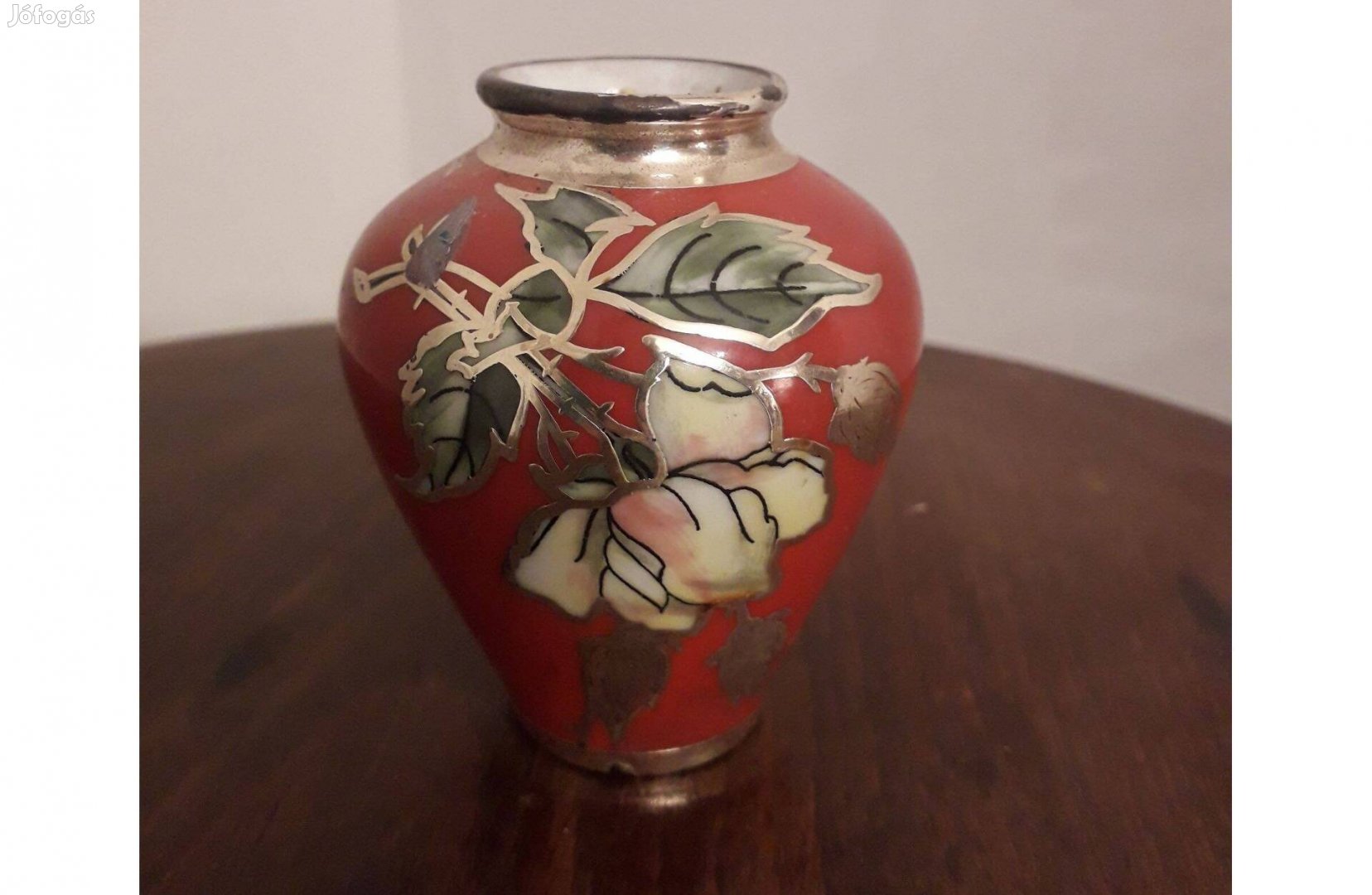 Plüderhausen Silberporzellan Váza