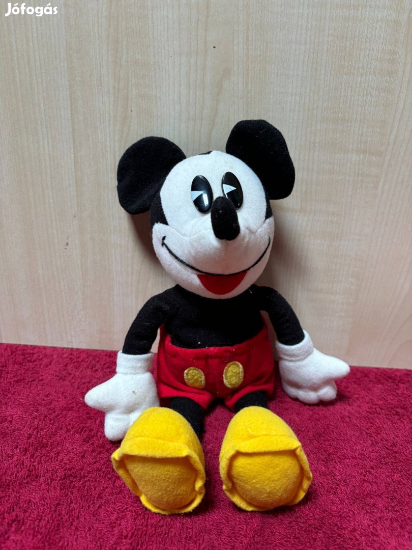 Plüss Miki Mouse figura, mesefigura, játék