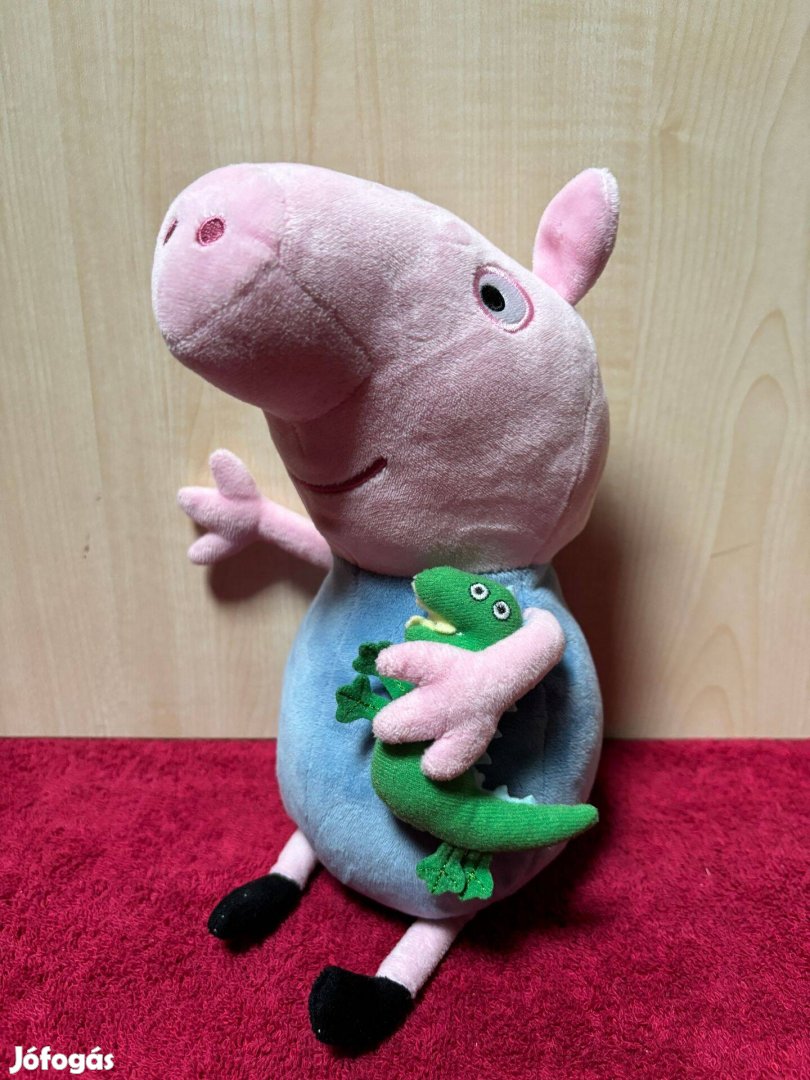 Plüss Peppa malac mesefigura