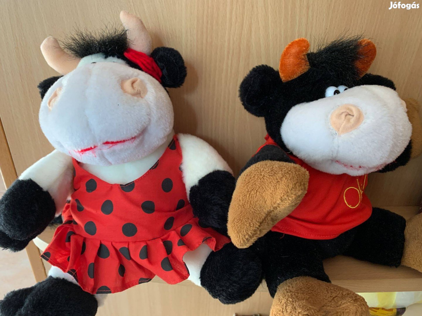 Plüss bika pár és Árzabáló plüss