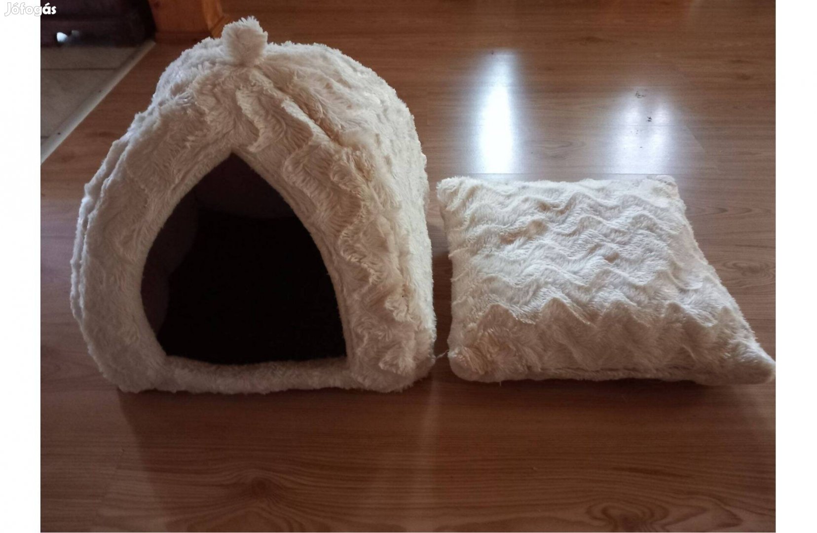 Plüss cica, macska kuckó 40x40x40 cm - Új