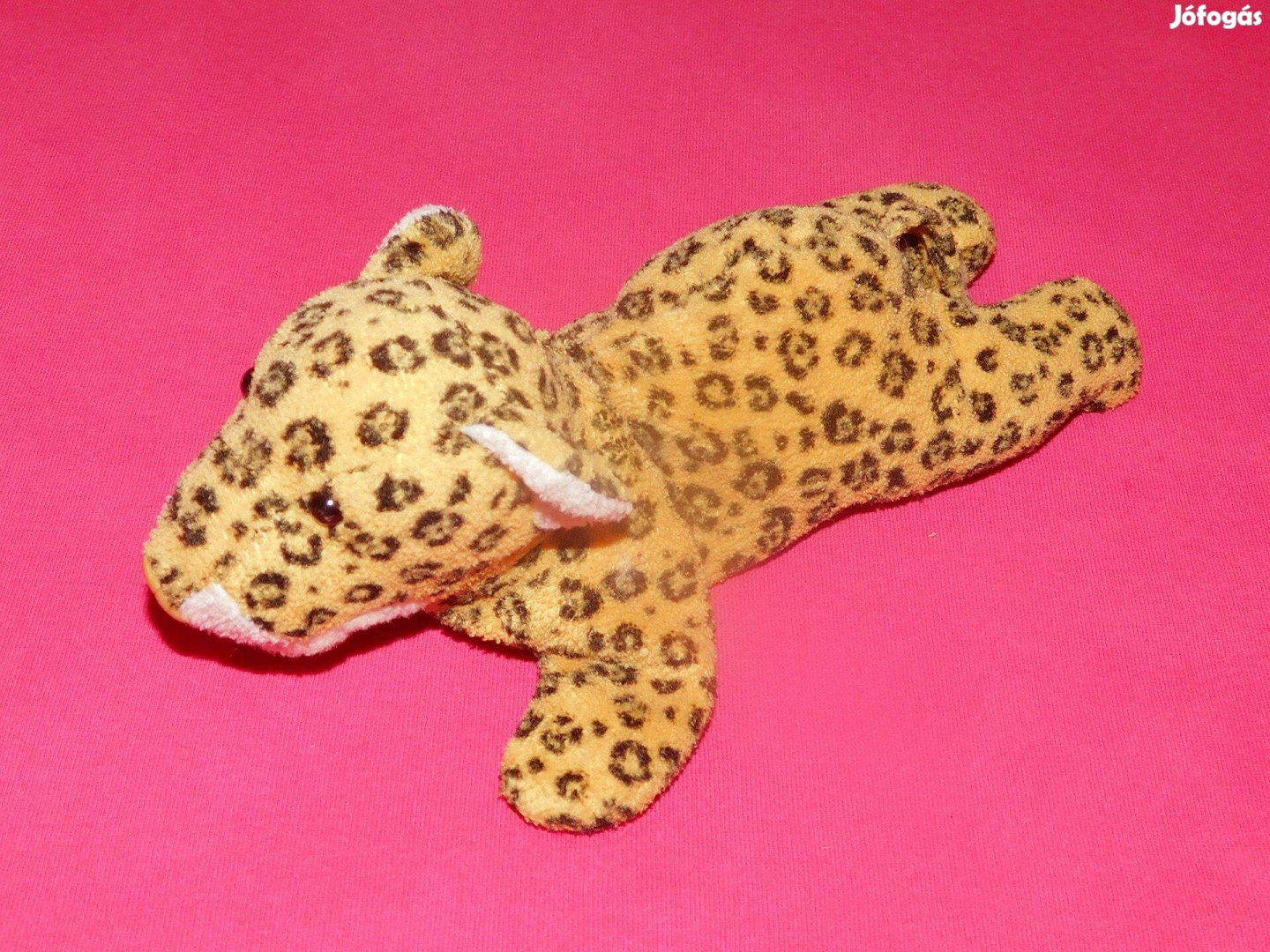 Plüss játék, babzsák leopárd, 25 cm