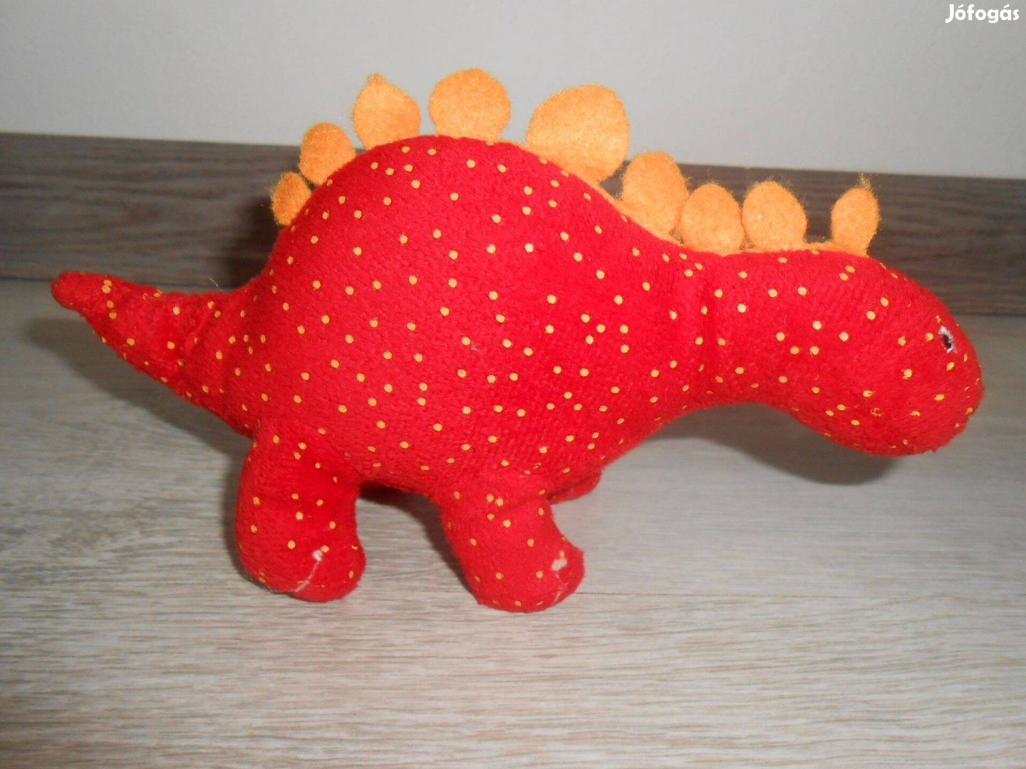 Plüss játék dinó, dinoszaurusz, stegoszaurusz, stegosaurus