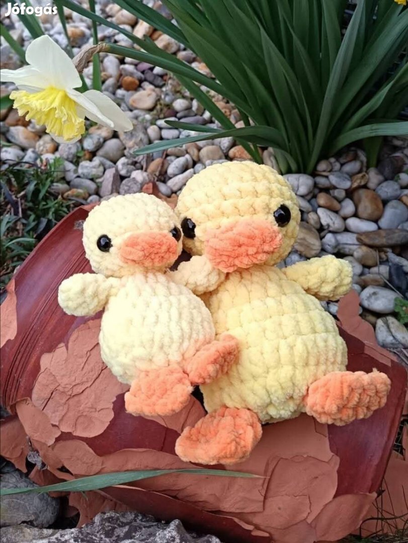 Plüss kacsa amigurumi