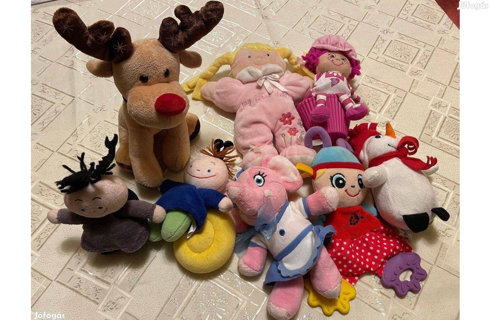 Plüss mesefigurák 8 db