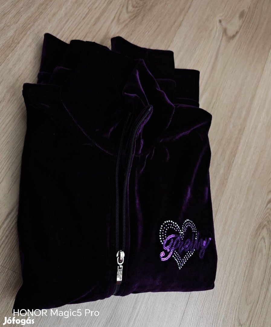 Plüss nagyon különleges színű női sportos kardigán