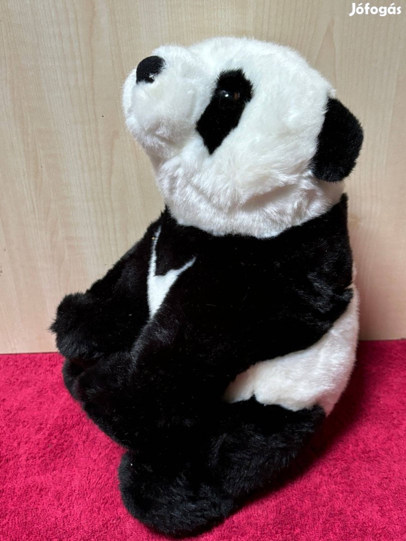 Plüss panda figura, játék