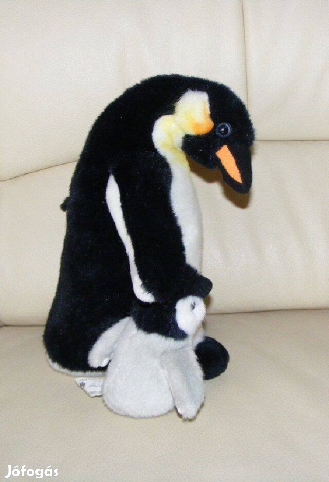 Plüss pingvin kicsi pingvinnel