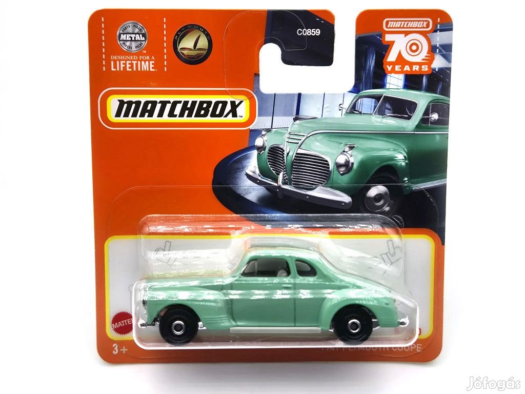 Plymouth Coupe (1941) - 2023 8/100 - bliszteres -  Matchbox - 1:64