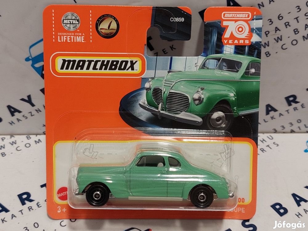 Plymouth Coupe (1941) - 2023 8/100 - bliszteres -  Matchbox - 1:64