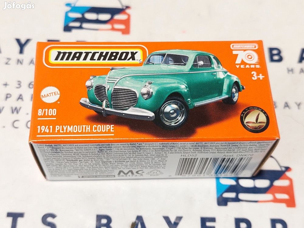 Plymouth Coupe (1941) - 8/100 -  Matchbox - 1:64