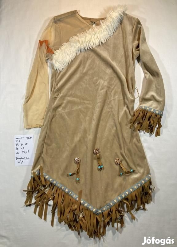Pocahontas jelmez, indián jelmez M282