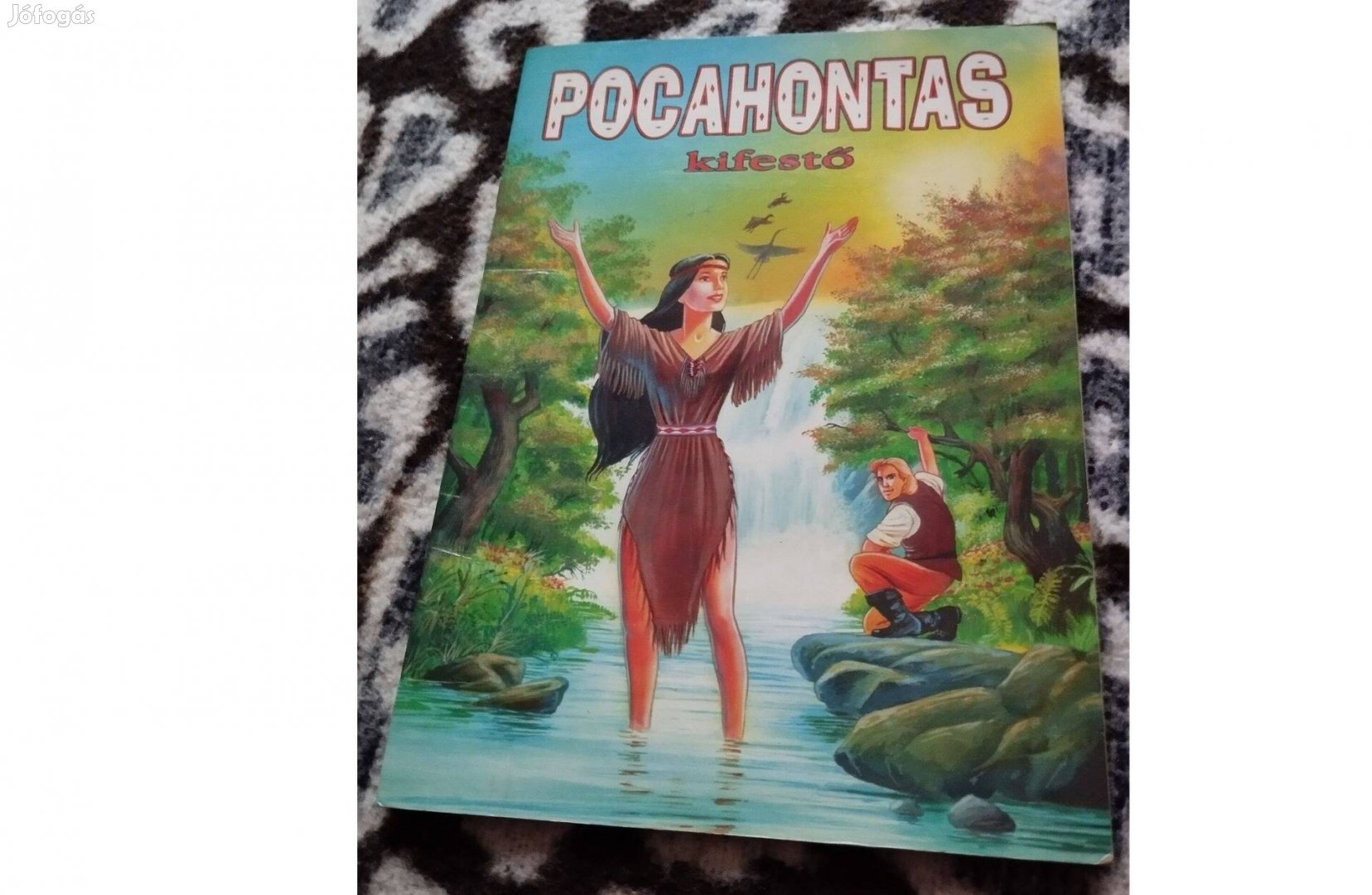 Pocahontas kifestő könyv