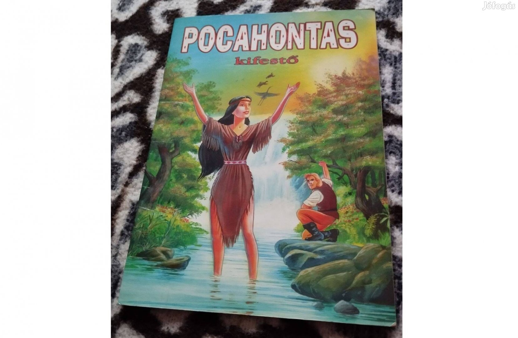 Pocahontas kifestő könyv