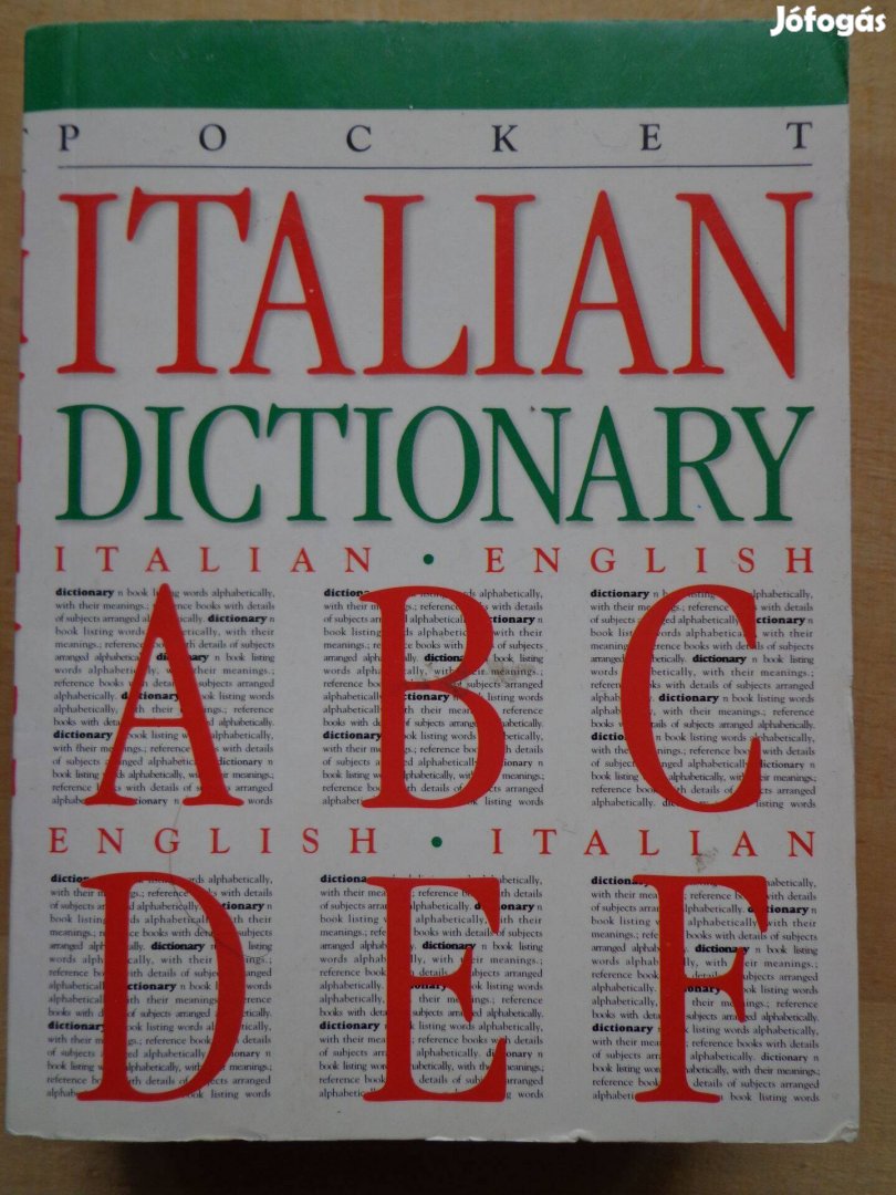 Pocket Italian dictionary (Olasz-angol zsebszótár)