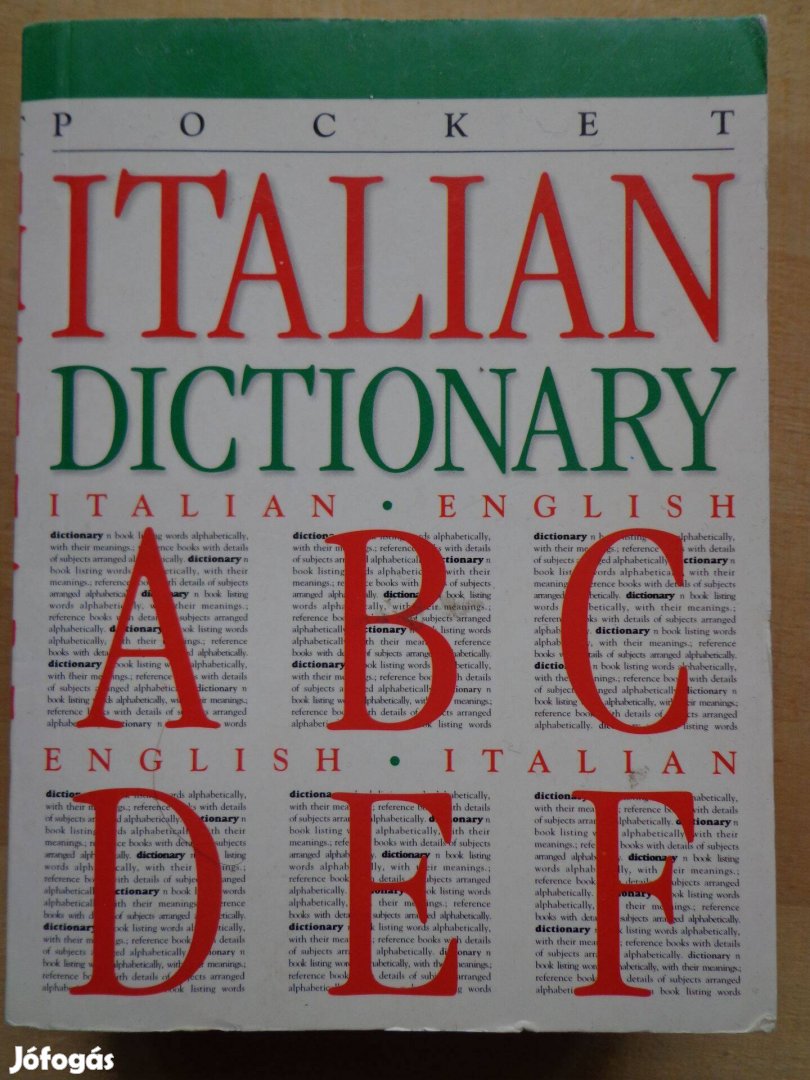 Pocket Italian dictionary (Olasz-angol zsebszótár)