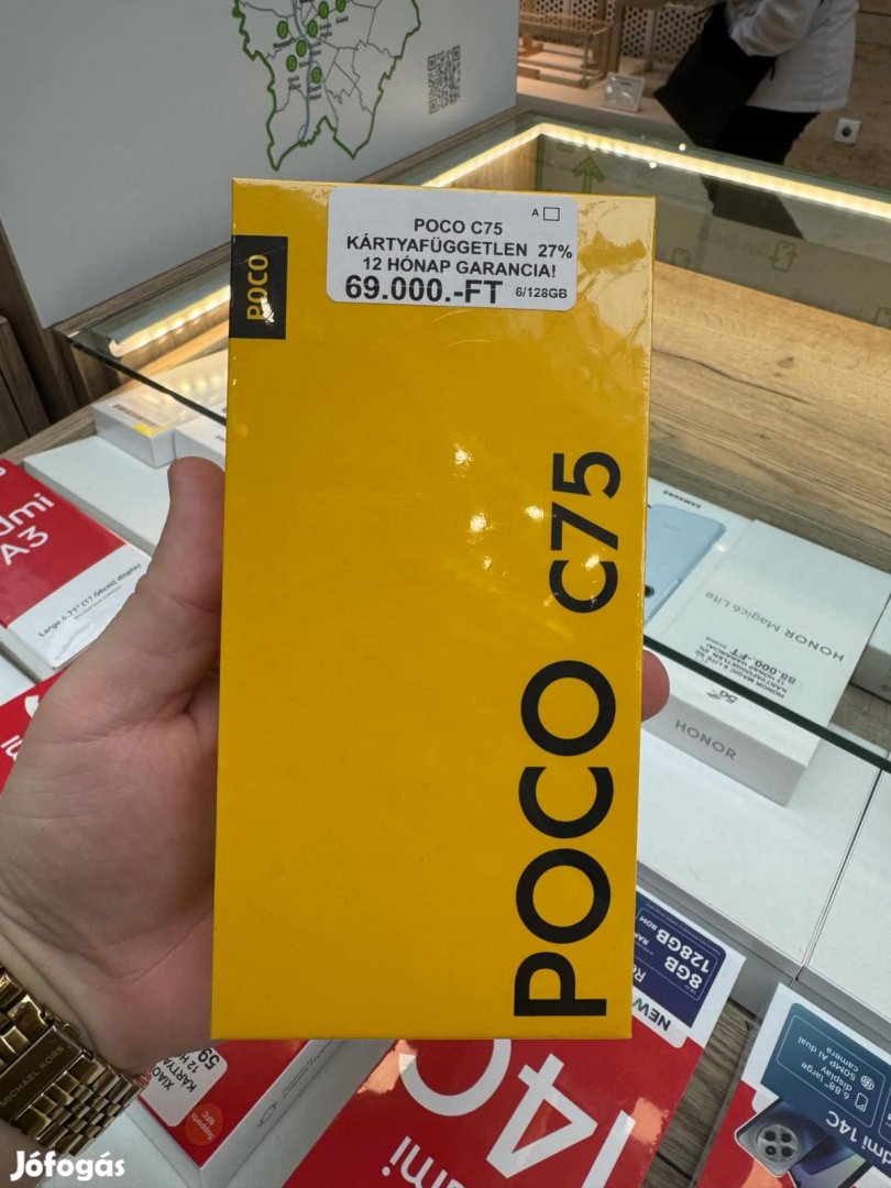 Poco C75 Dual Sim 128 GB, 12 hó garancia