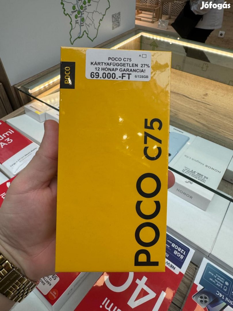 Poco C75 Dual Sim 128 GB, 12 hó garancia