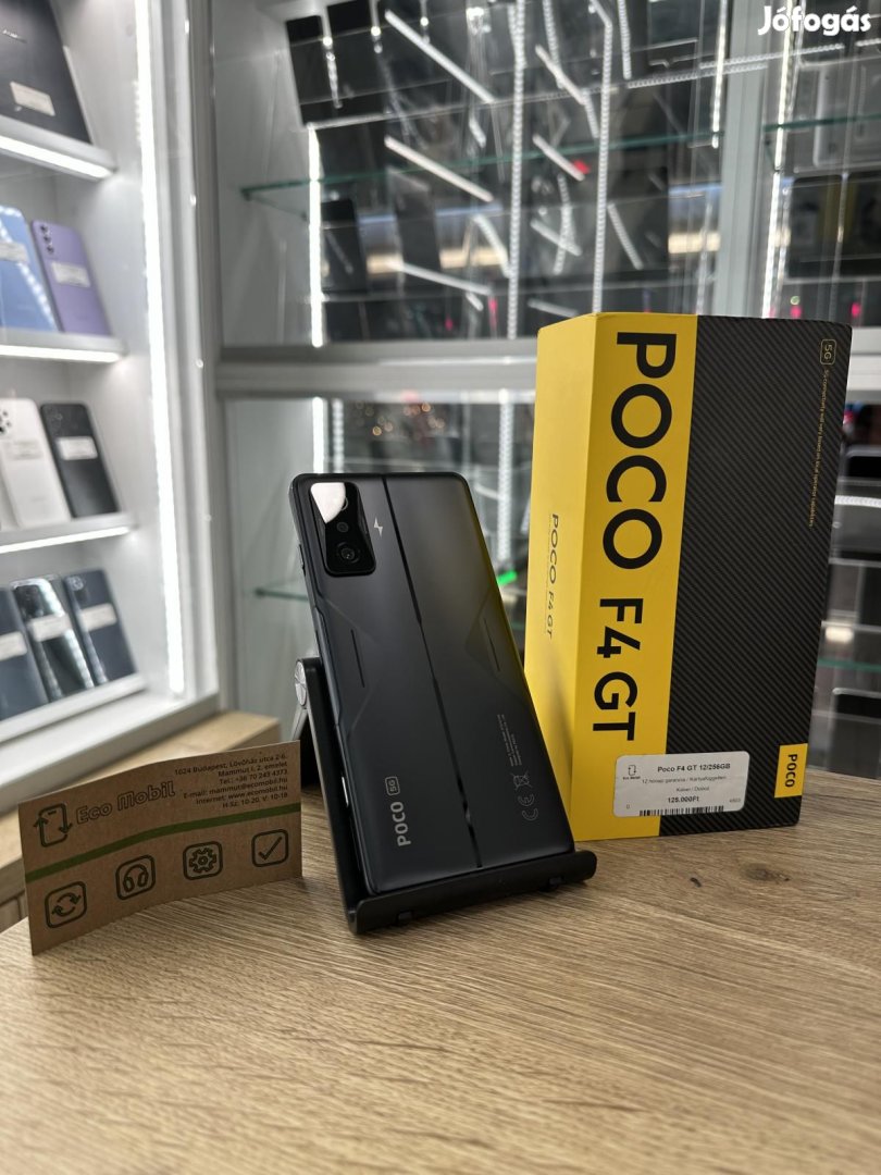 Poco F4 GT Kártyafüggetlen 256 GB 12 GB Ram, 12 hó garancia