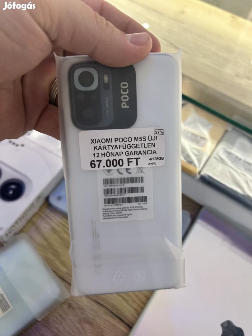 Poco M5s Kártyafüggetlen 128 GB, 12 hó garancia