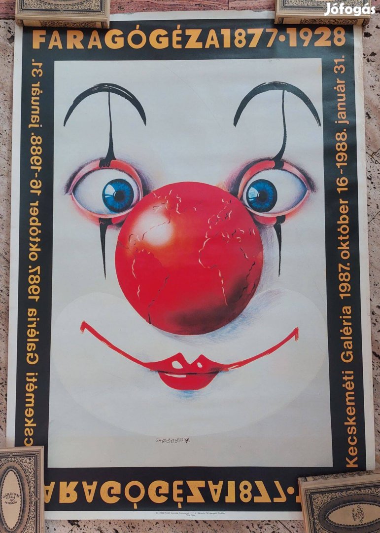 Pócs Péter 1987 Plakát 100x70 cm Faragó Géza