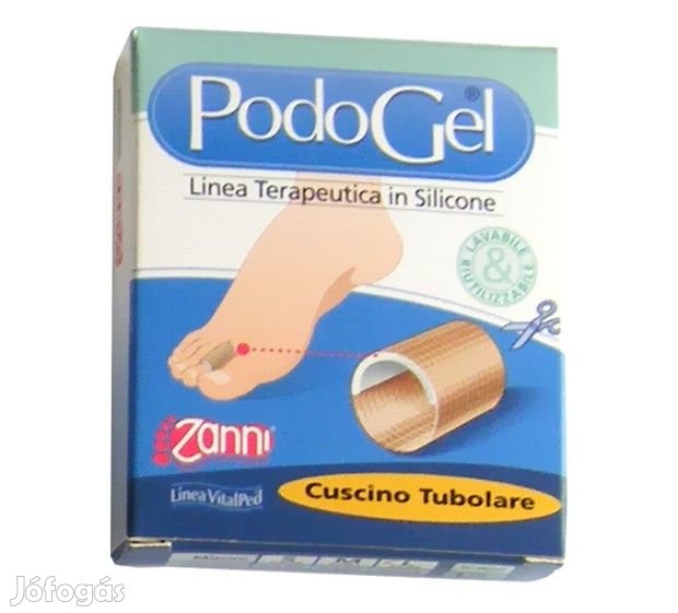 PodoGel szilikon félkörös lábujjvédő gyűrű 10 cm hosszú, vágható
