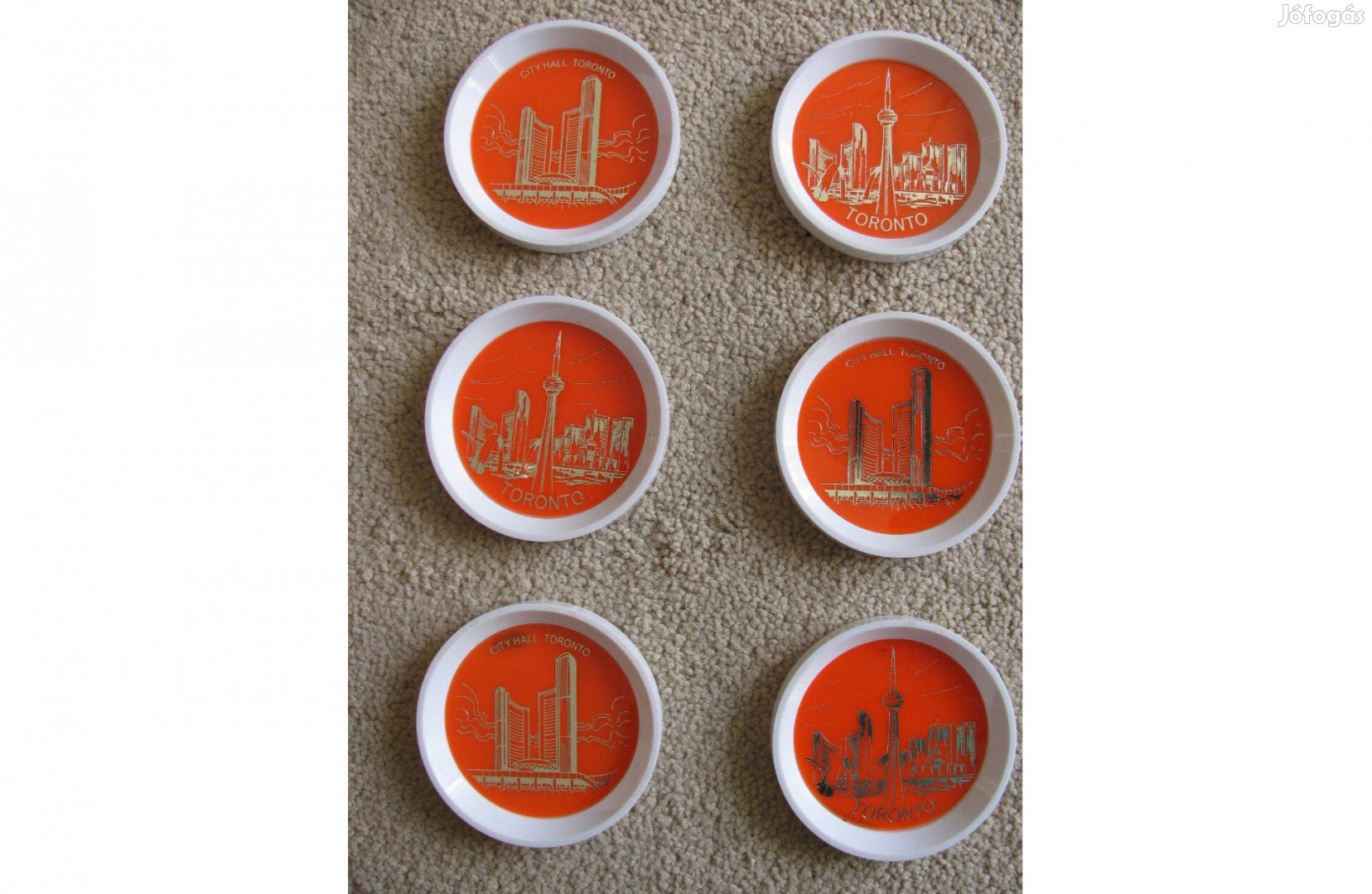 Pohár alátét , 6 db