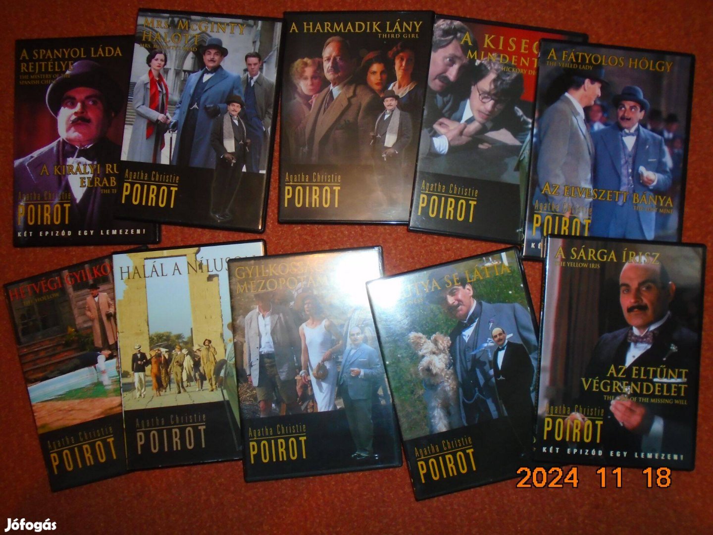 Poirot 10 db. DVD