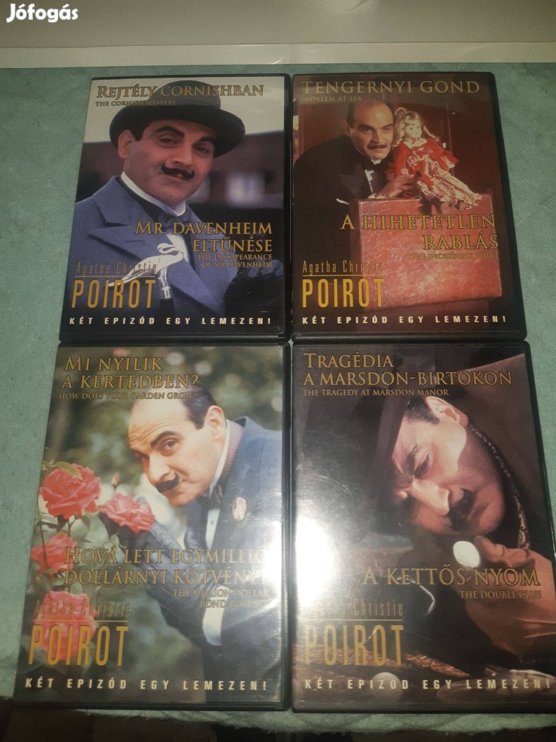 Poirot DVD Filmsorozat Agatha Christie