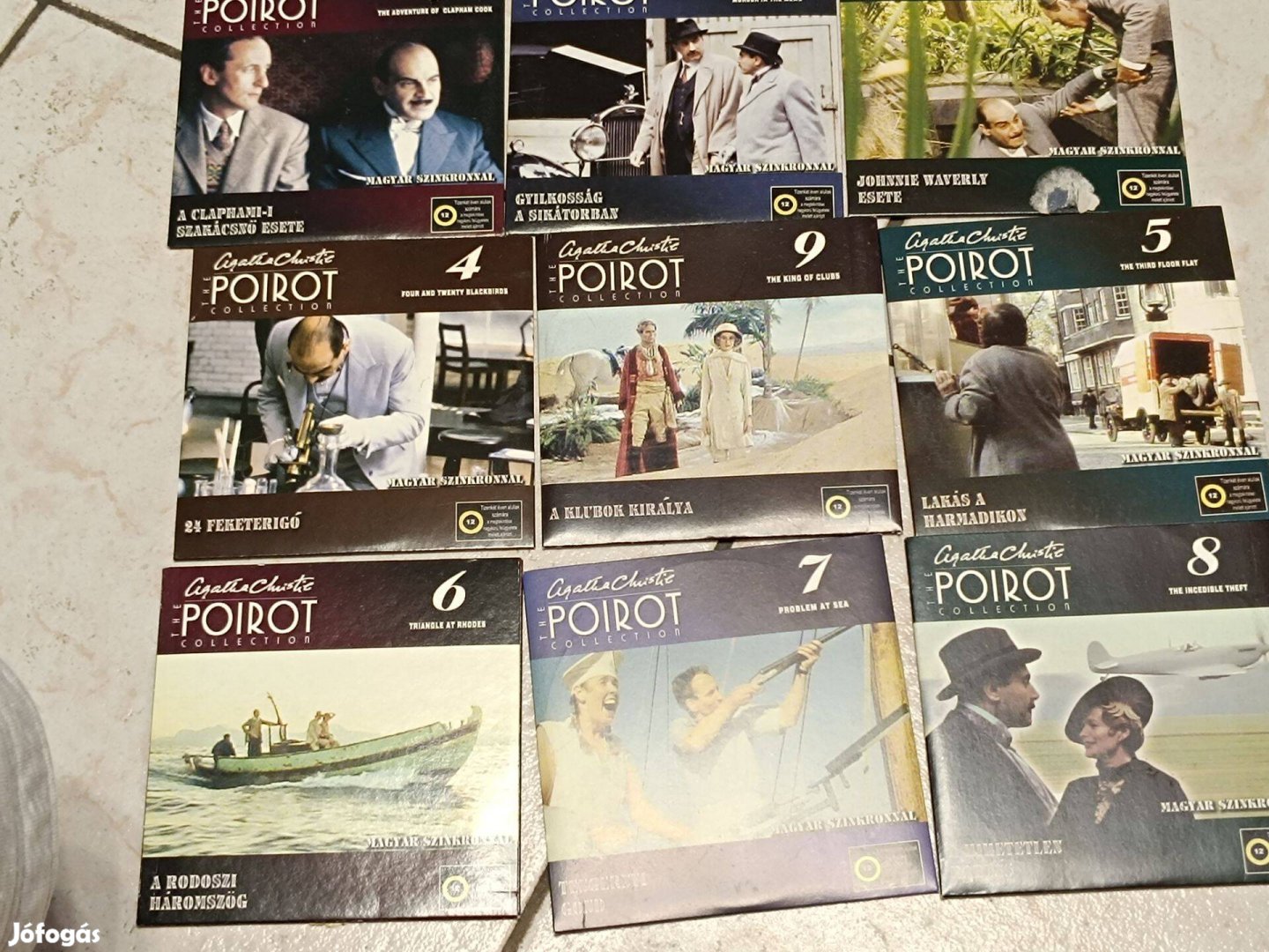 Poirot krimisorozat dvd-n