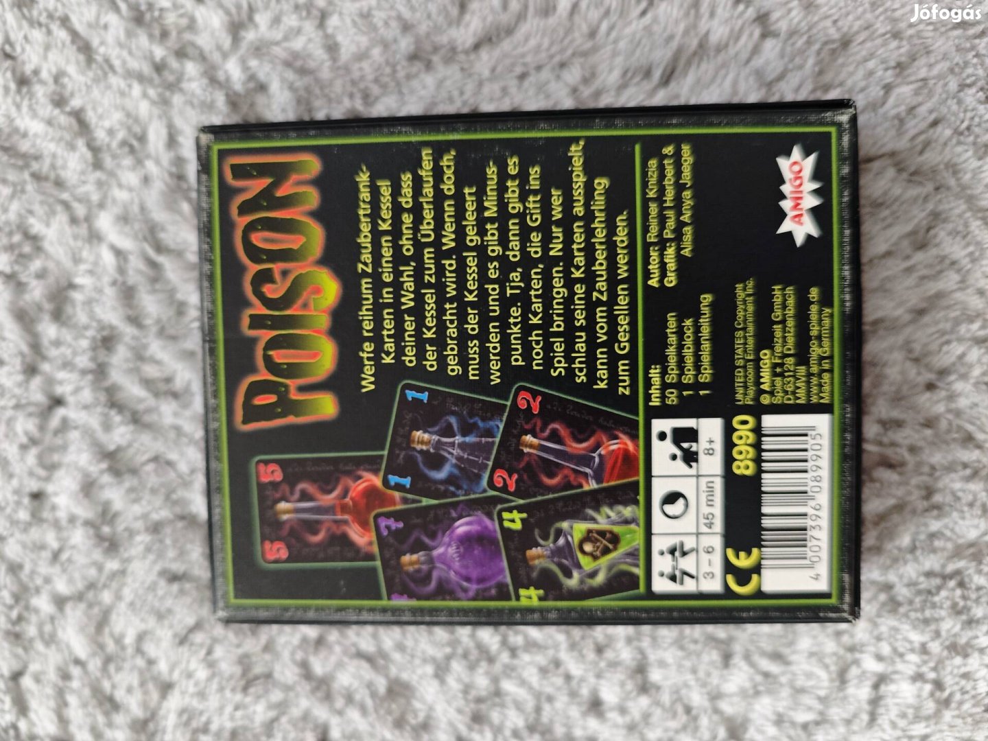 Poison kártyajáték Amigo kiadás